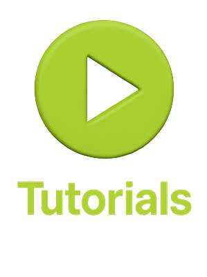 Buttongrafik für zu den Tutorials für Fusion