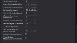 Einstellungen Bambustudio Trennschichtsupport